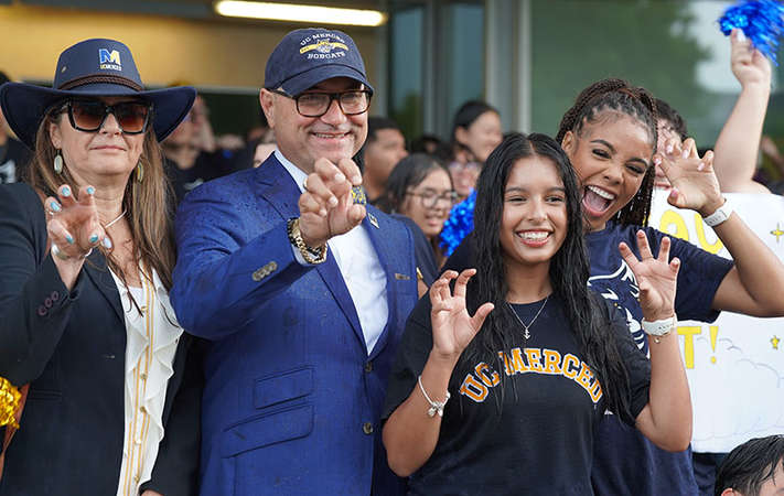 UC Merced chancellor Scholars Bridge Crossing