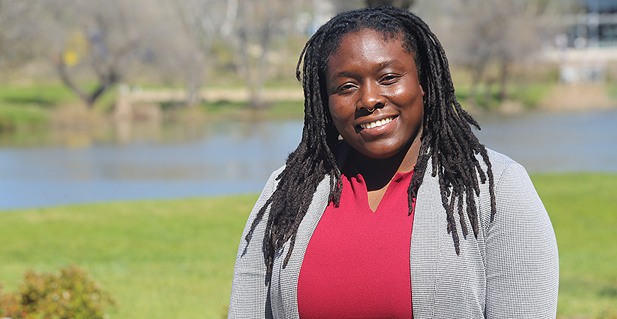 Quantitative and Systems Biology Ph.D. student Tahirah Williams