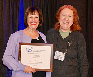Marjorie Zatz is elected as an American Society in Criminology Fellow.